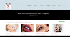 Desktop Screenshot of permatechmakeup.com